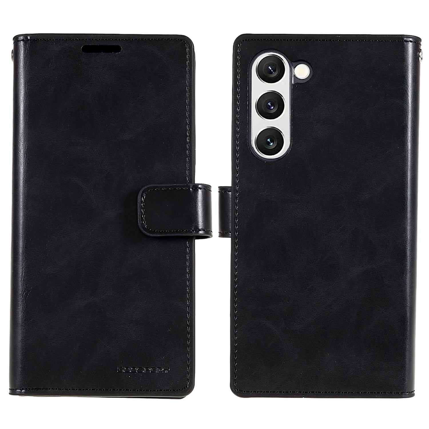MERCURY GOOSPERY Mansoor Series for Samsung Galaxy S23 Multiple Card Slots Leather Phone Case Anti-scratch Wallet Cover MERCURY GOOSPERY Mansoor Series for Samsung Galaxy S23 Multiple Card Slots Leather Phone Case Anti-scratch Wallet Cover